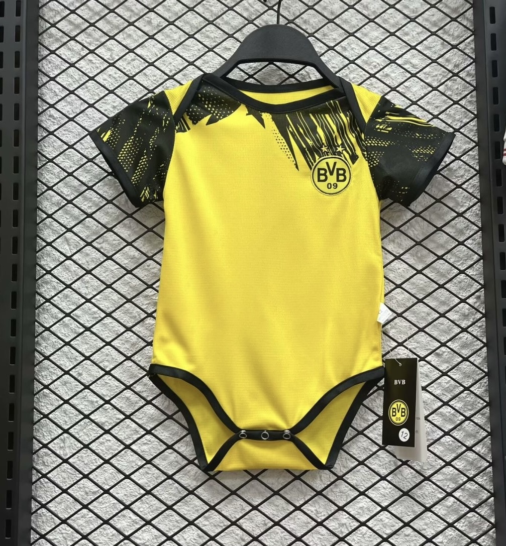 Borussia Dortmund Home Baby Uniform 2025/26 in Yellow