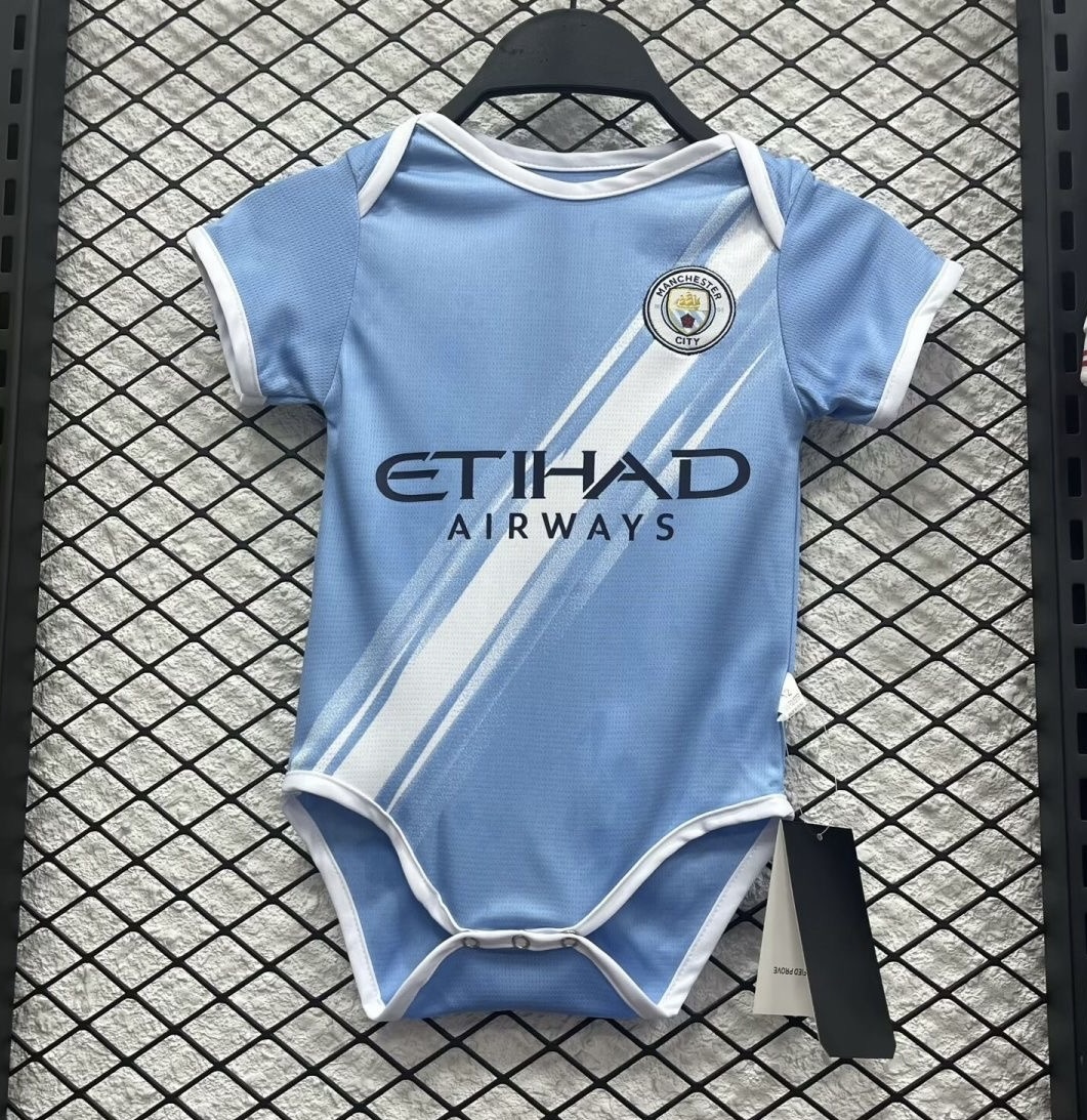 Manchester City Home Baby Uniform 2025/26 in Blue
