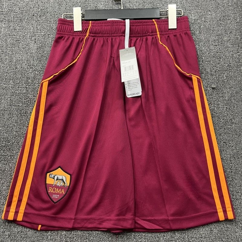 ROMA Soccer Jersey Home Custom Shorts 2025/26 in Red