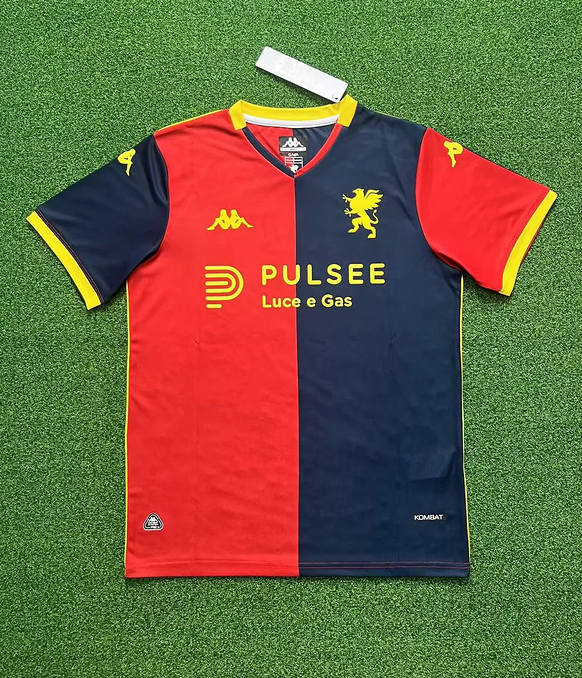 Genoa Soccer Jersey Home Custom Shirt 2025/26 in Red&Blue