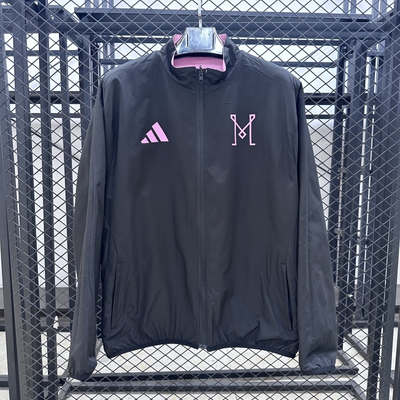 Inter Miami Windbreaker Jacket Black 2025