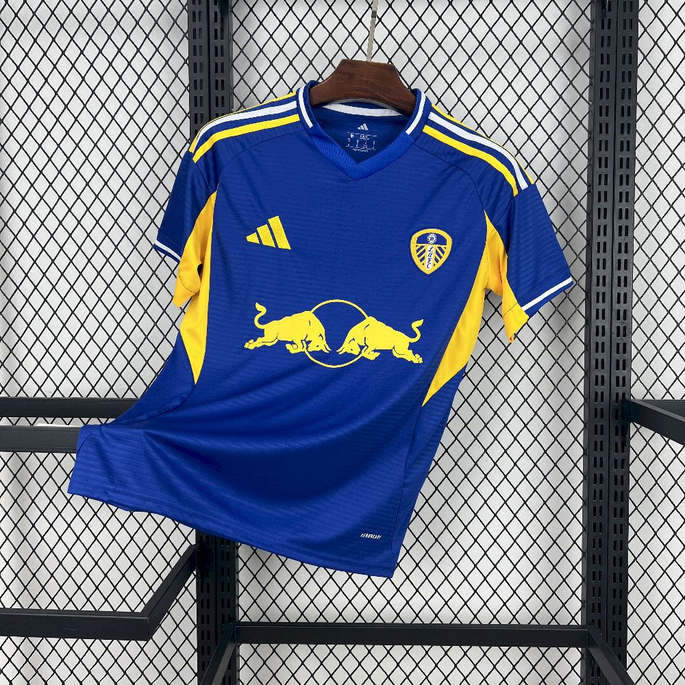 Leeds United Football Jersey Away Custom Shirt 2025/26 in Blue
