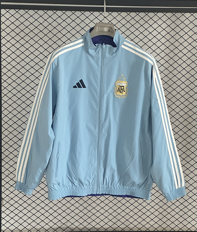 Argentina Reversible Double-Sides Windbreaker Jacket Blue&Amp;purple 2025 in Blue&Purple