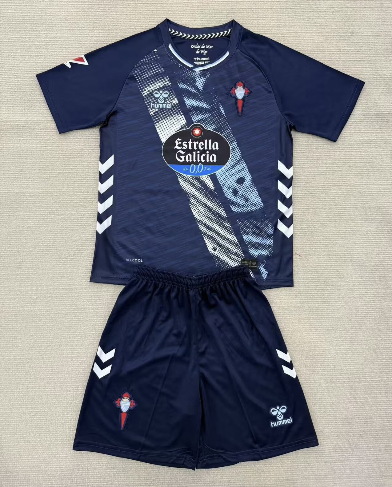 Celta Vigo Soccer Jersey Away Kids Jersey & Shorts Kit 2025/26 in Navy