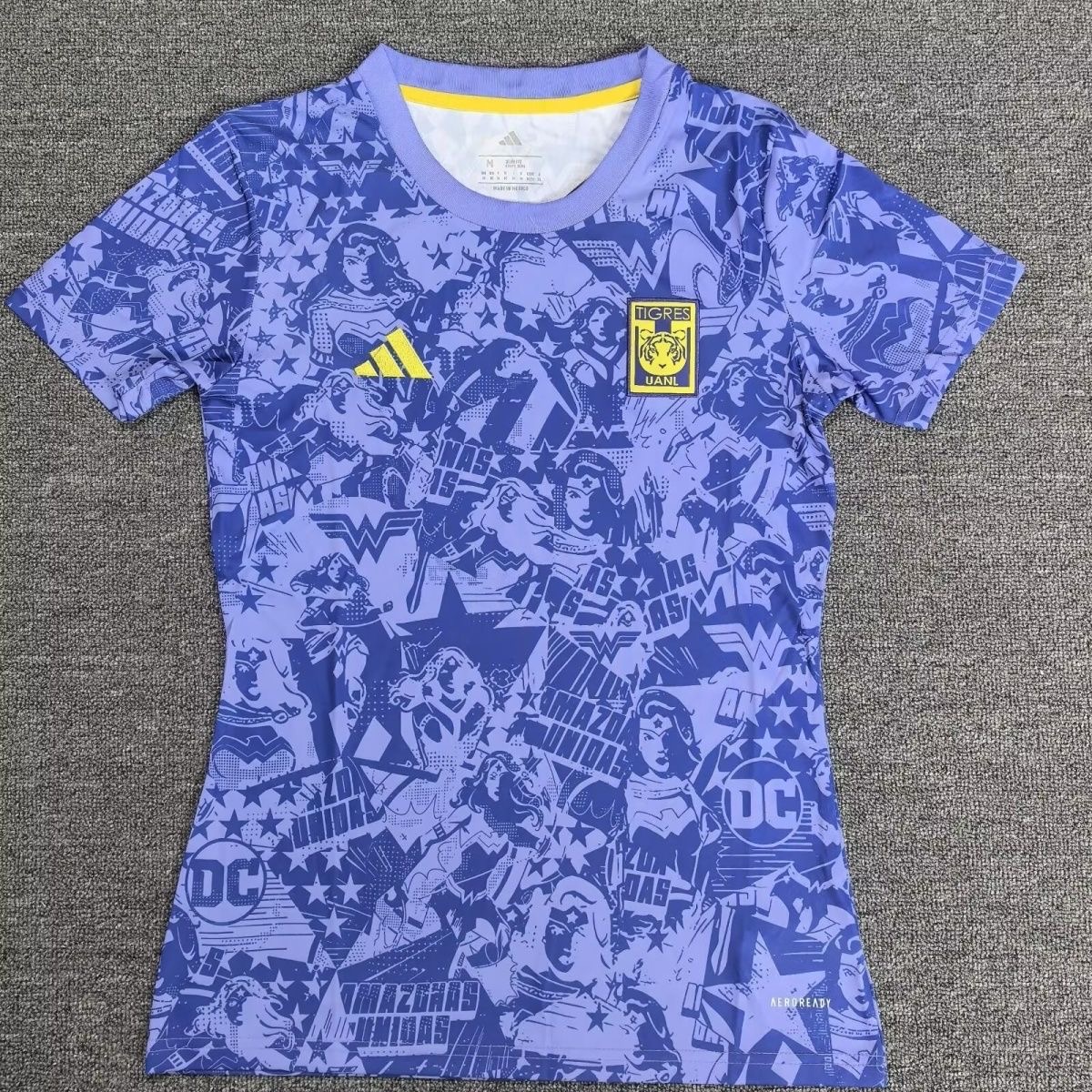 Tigres UANL Soccer Jersey Women's Pre-Match Custom Shirt 2025/26 in Model Year: 2025/26 Country and League: Mexico-Liga MX