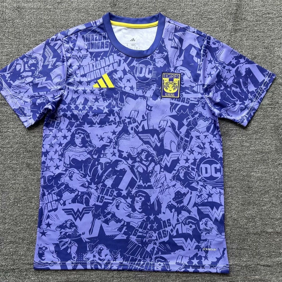 Tigres UANL Soccer Jersey Pre-Match Custom Shirt 2025/26 in Model Year: 2025/26 Country and League: Mexico-Liga MX