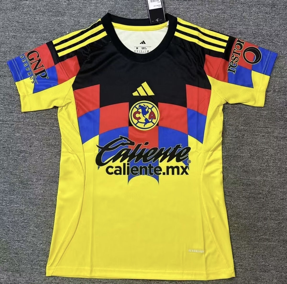 Club America Soccer Jersey Women's Home Custom Shirt 2025/26 in Yellow