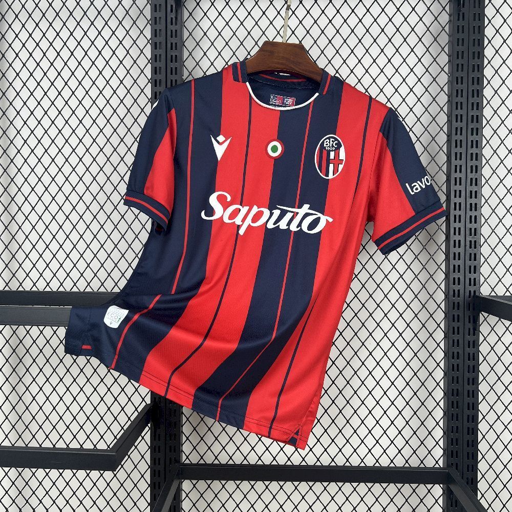 Bologna Soccer Jersey Home Custom Shirt 2025/26 in Red&Navy