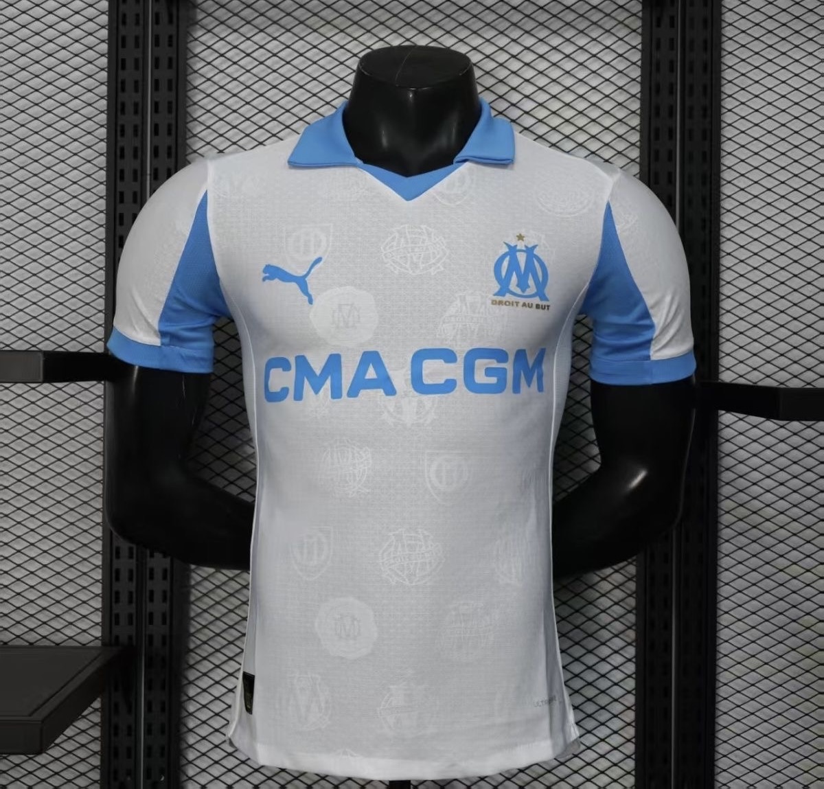 Marseille Authentic Soccer Jersey Home Shirt 2025/26 in White