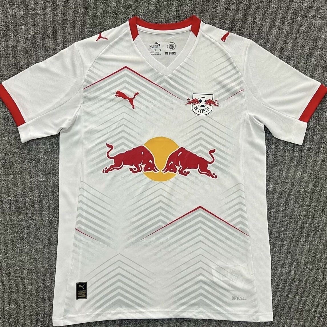 RB Leipzig Football Jersey Home Custom Shirt 2025/26 in White&Red
