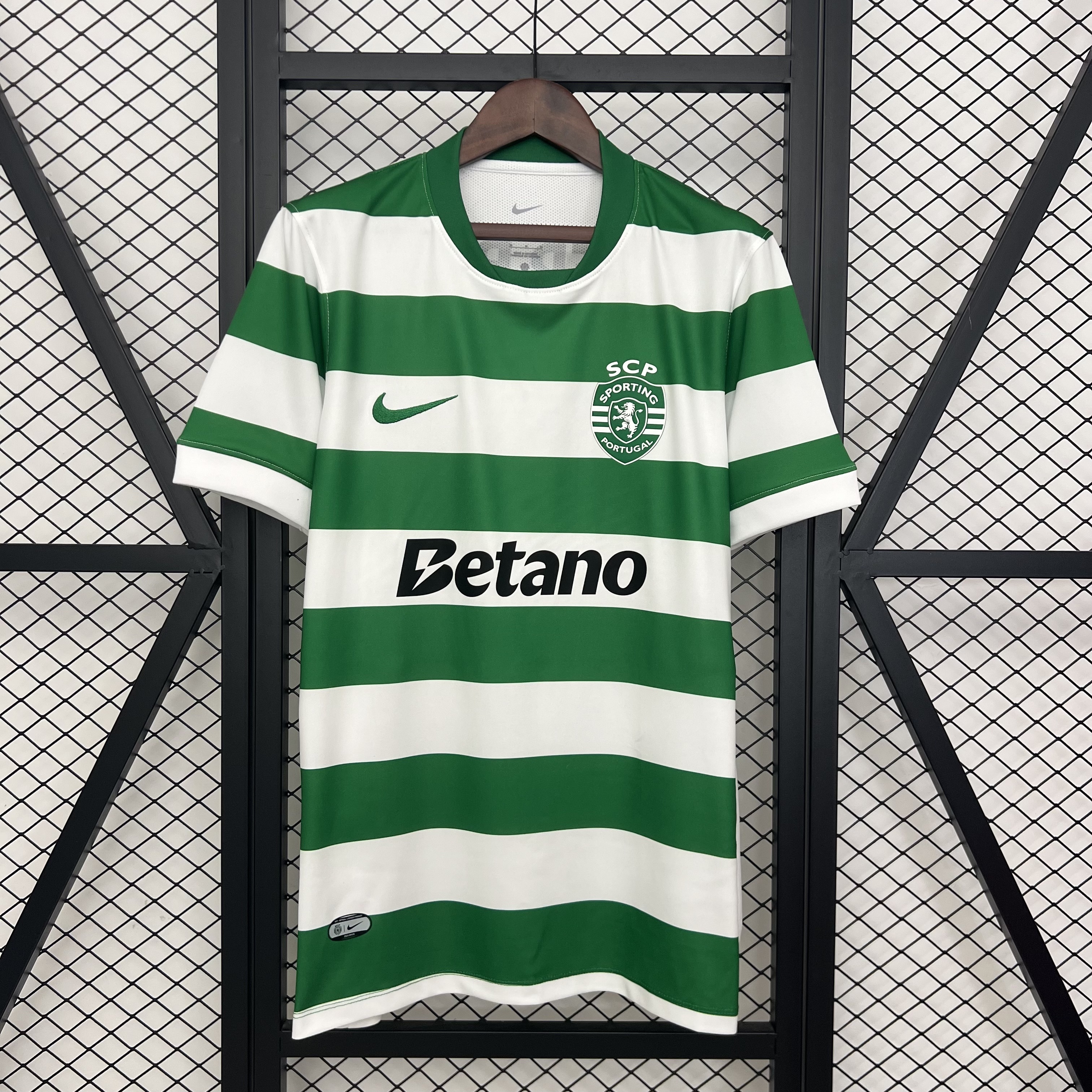 Sporting CP Soccer Jersey Home Custom Shirt 2025/26 in Green&White