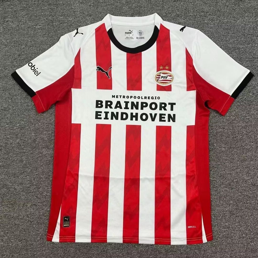 PSV Eindhoven Football Jersey Home Custom Shirt 2025/26 in Red&White