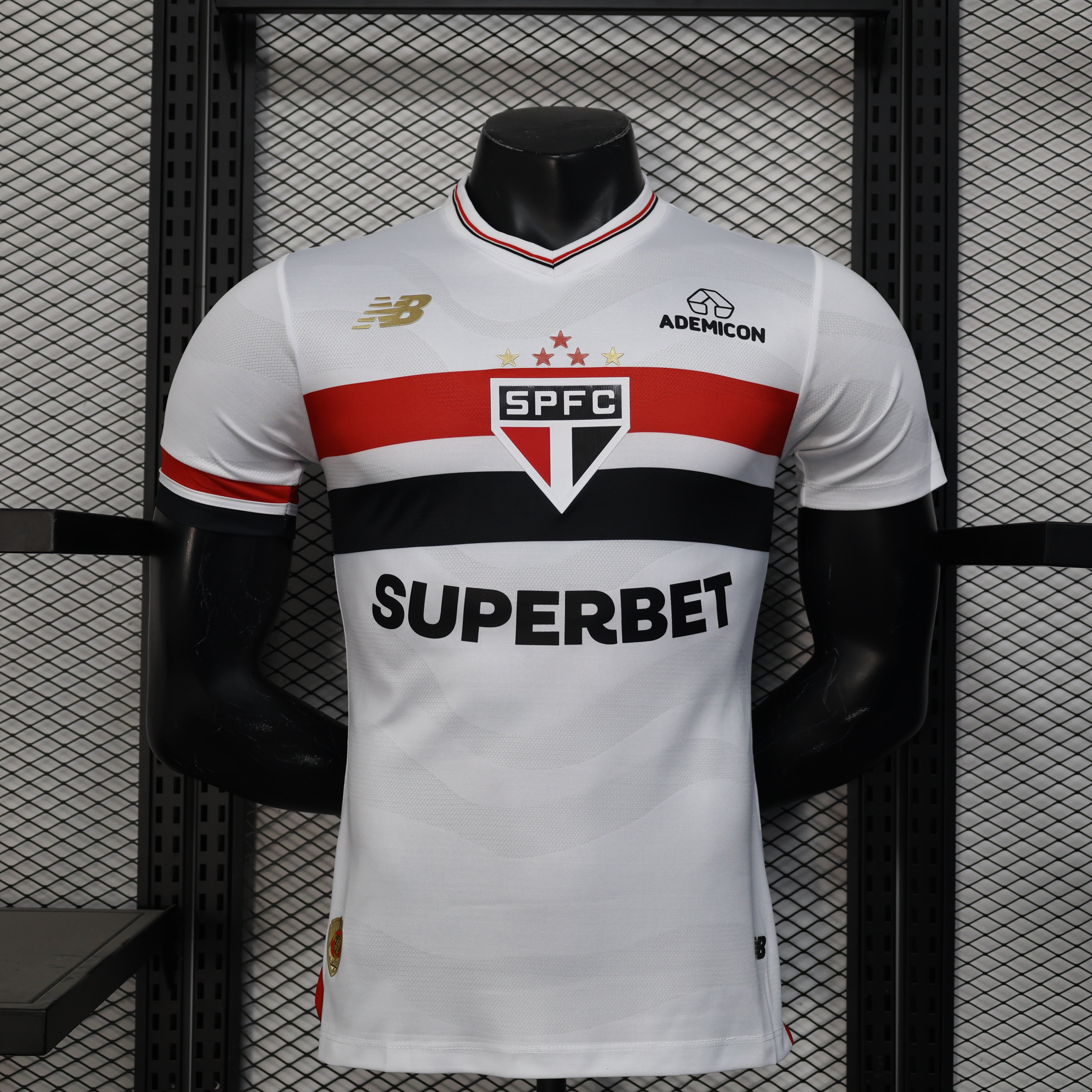 Sao Paulo FC Authentic Soccer Jersey Home Shirt 2025 in White