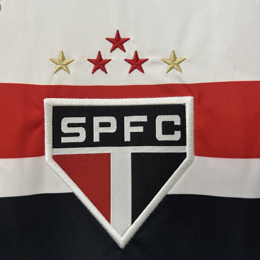 Sao Paulo FC Soccer Jersey Home Custom Shirt 2025 - Without Sponsor