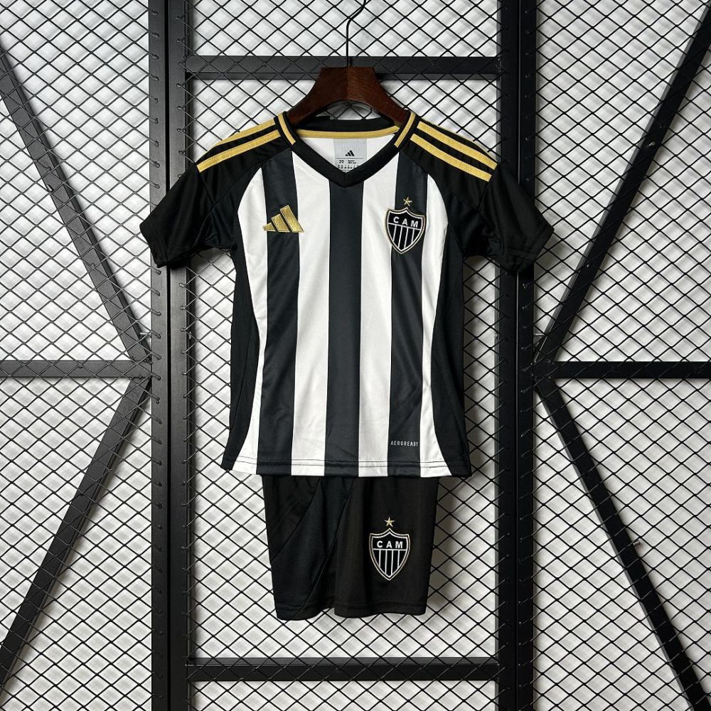 Atlético Mineiro Soccer Jersey Home Kids Kit Jersey+Shorts 2025