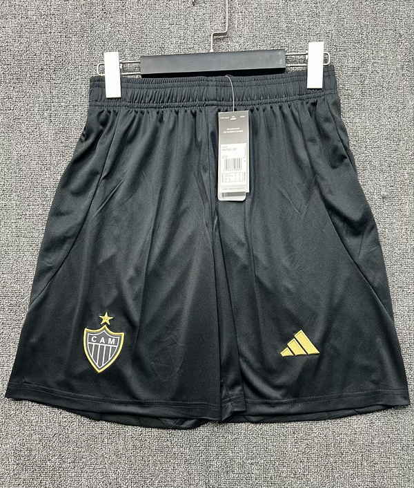 Atlético Mineiro Soccer Jersey Home Custom Shorts 2025 in Black