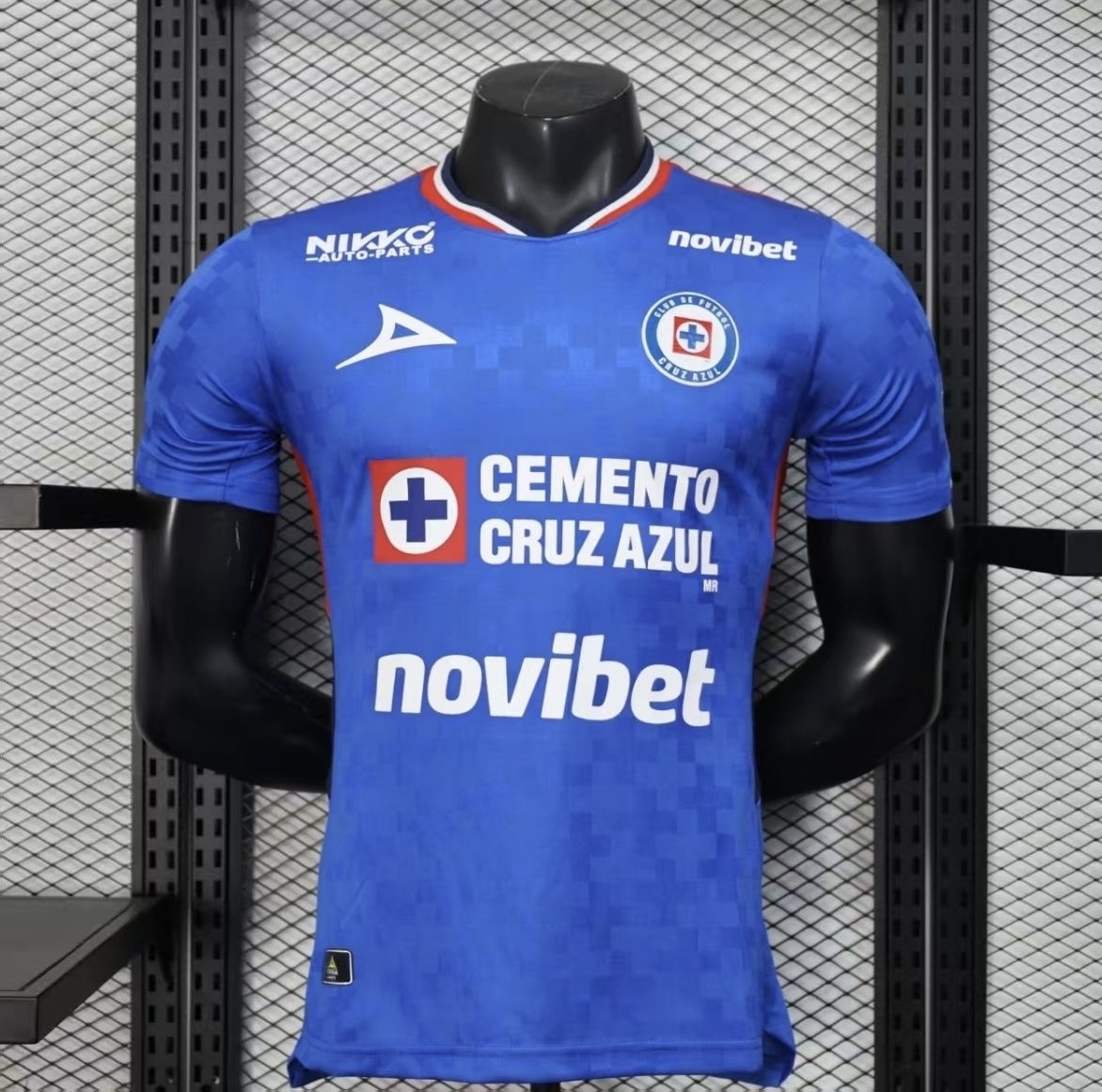 Cruz Azul Authentic Soccer Jersey Home Shirt 2025/26 - with Sponsor in Blue