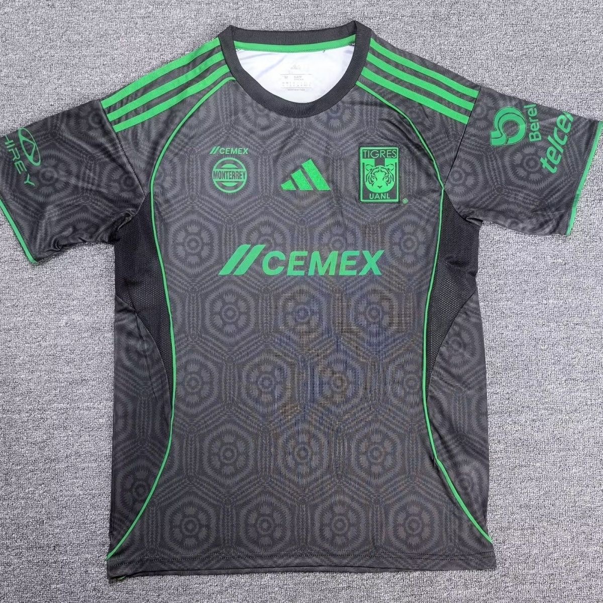 Tigres UANL Soccer Jersey Third Away Custom Shirt 2025/26 in Black