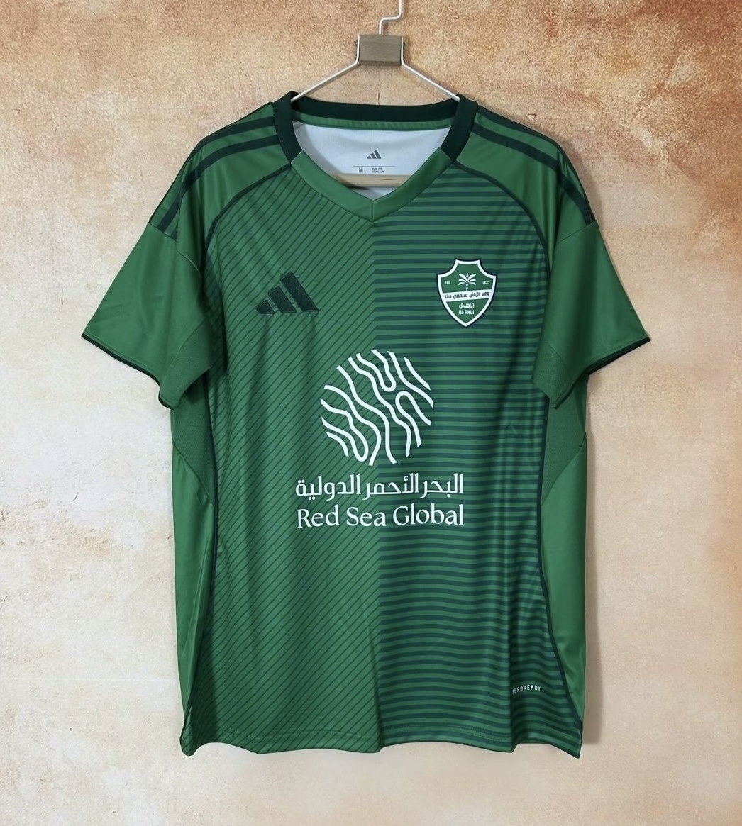 Al Ahli Saudi Away Football Jersey Custom Shirt 2025/26 in Green