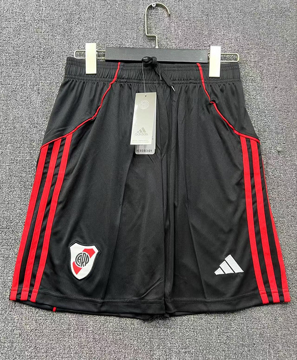 River Plate Soccer Jersey Home Custom Shorts 2025/26 in Red&Black