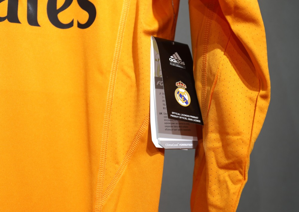 Real Madrid Authentic Retro Jersey Third Away Long Sleeve Soccer Shirt 2013/14