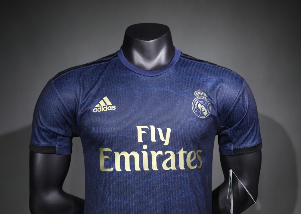 Real Madrid Authentic Retro Jersey Away Soccer Shirt 2019/20