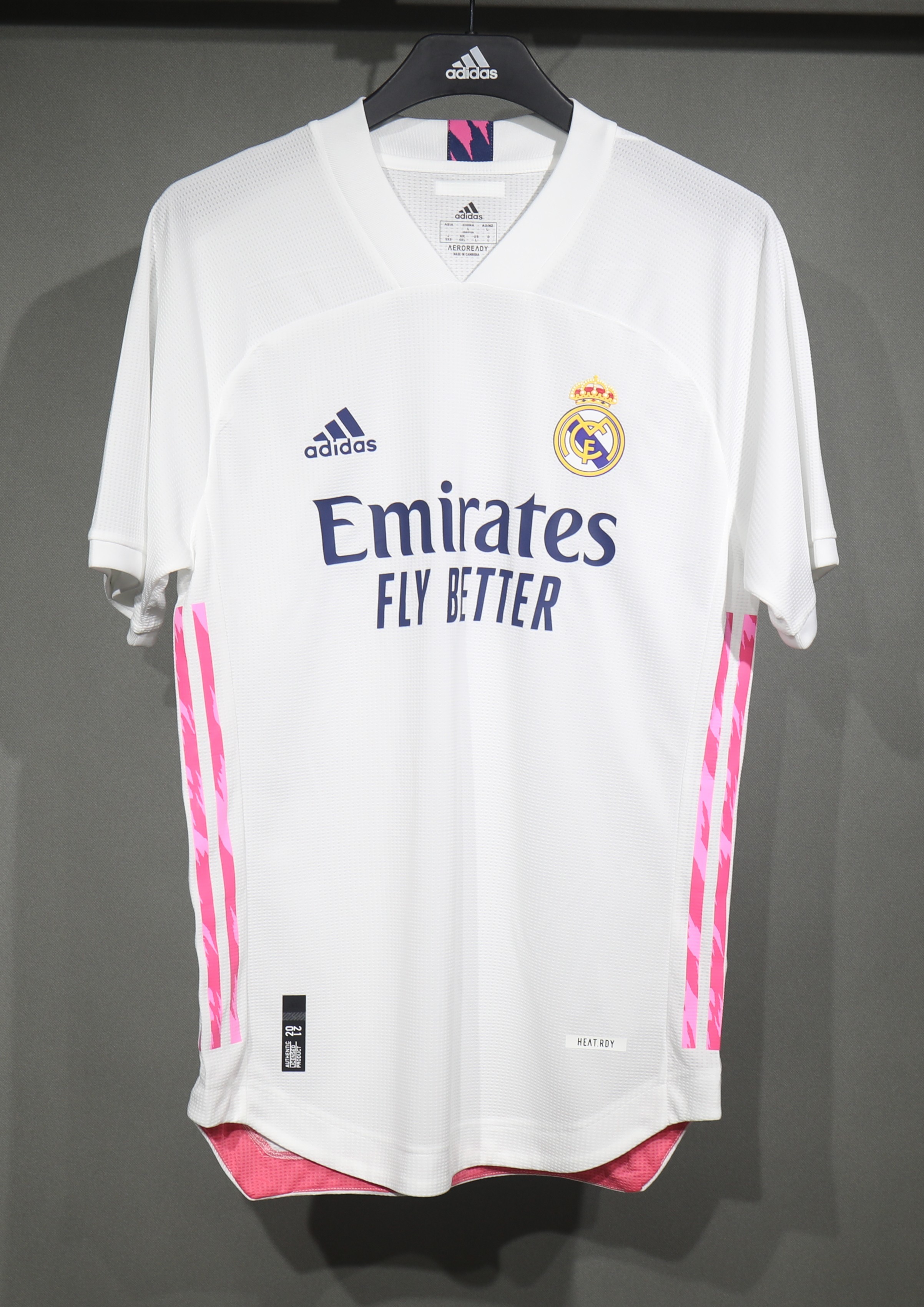 Real Madrid Authentic Retro Jersey Home Soccer Shirt 2020/21 in White
