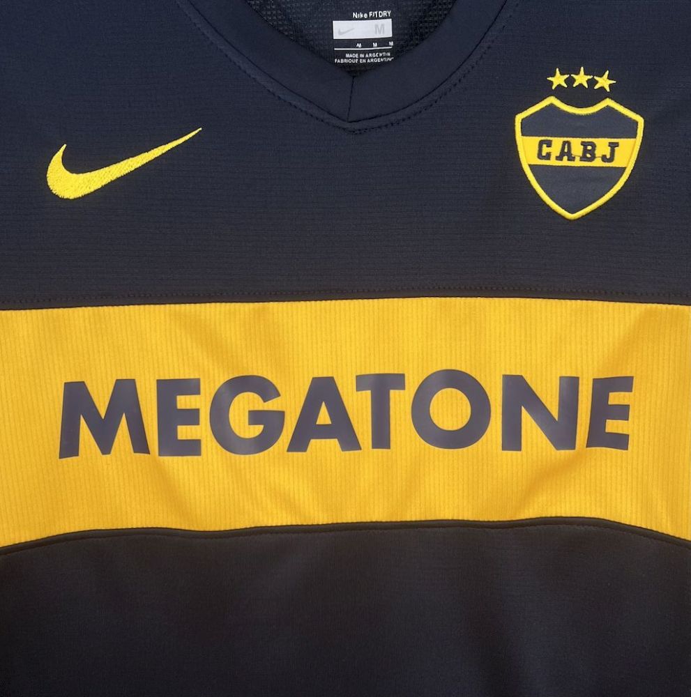 Boca Juniors Retro Soccer Jersey Home Custom Shirt 2007/08