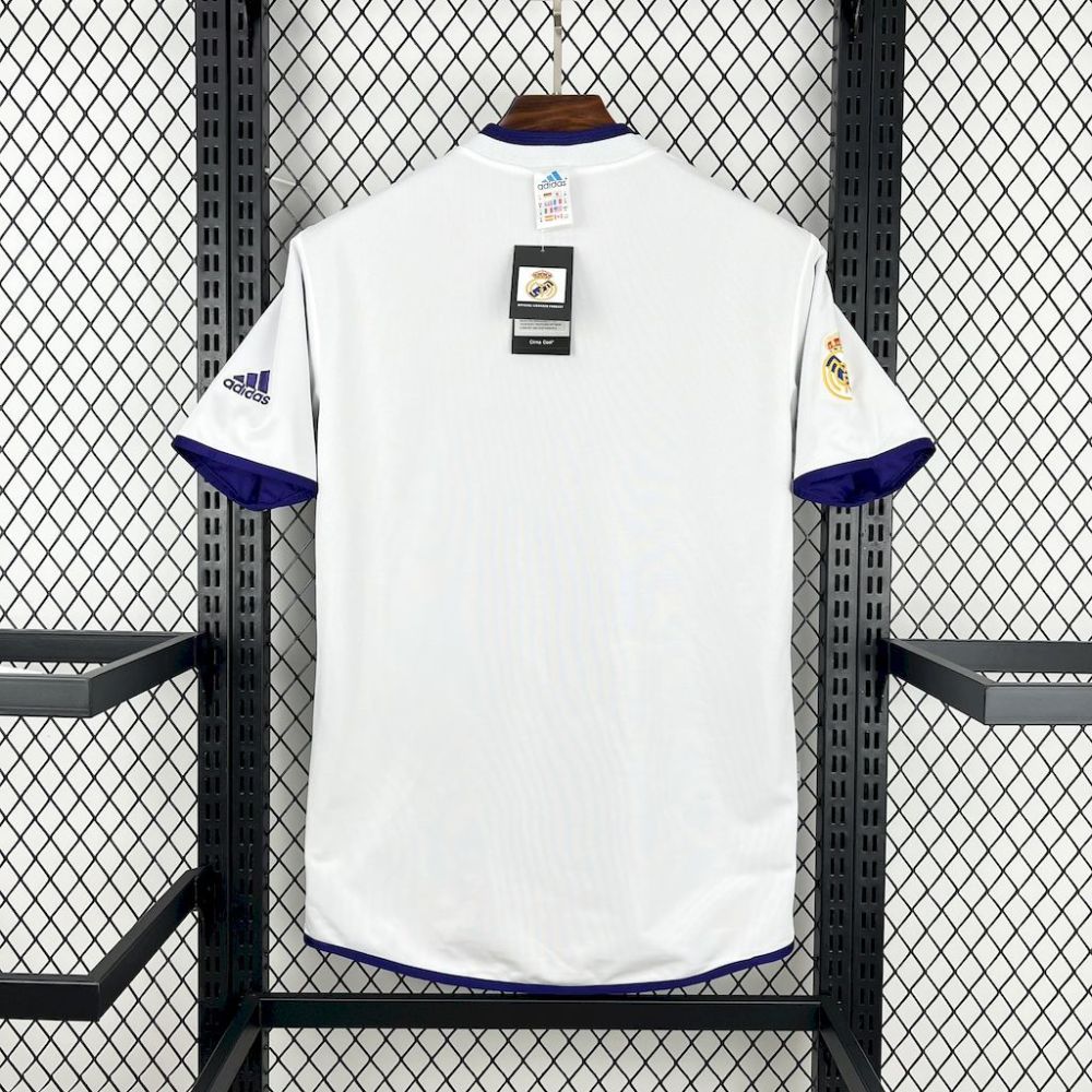 Real Madrid Retro Jersey Anniversary Double Sides Retro Custom Soccer Shirt 2002-03