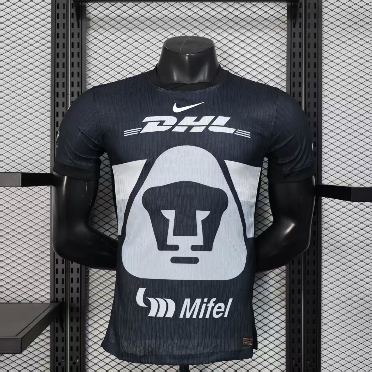Pumas UNAM Authentic Soccer Jersey Goalkeeper Shirt 2025-26 in Black