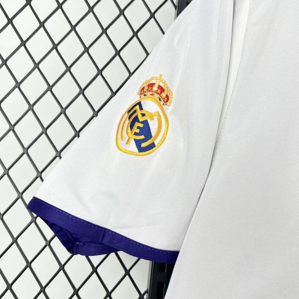 Real Madrid Retro Jersey Anniversary Double Sides Retro Custom Soccer Shirt 2002-03