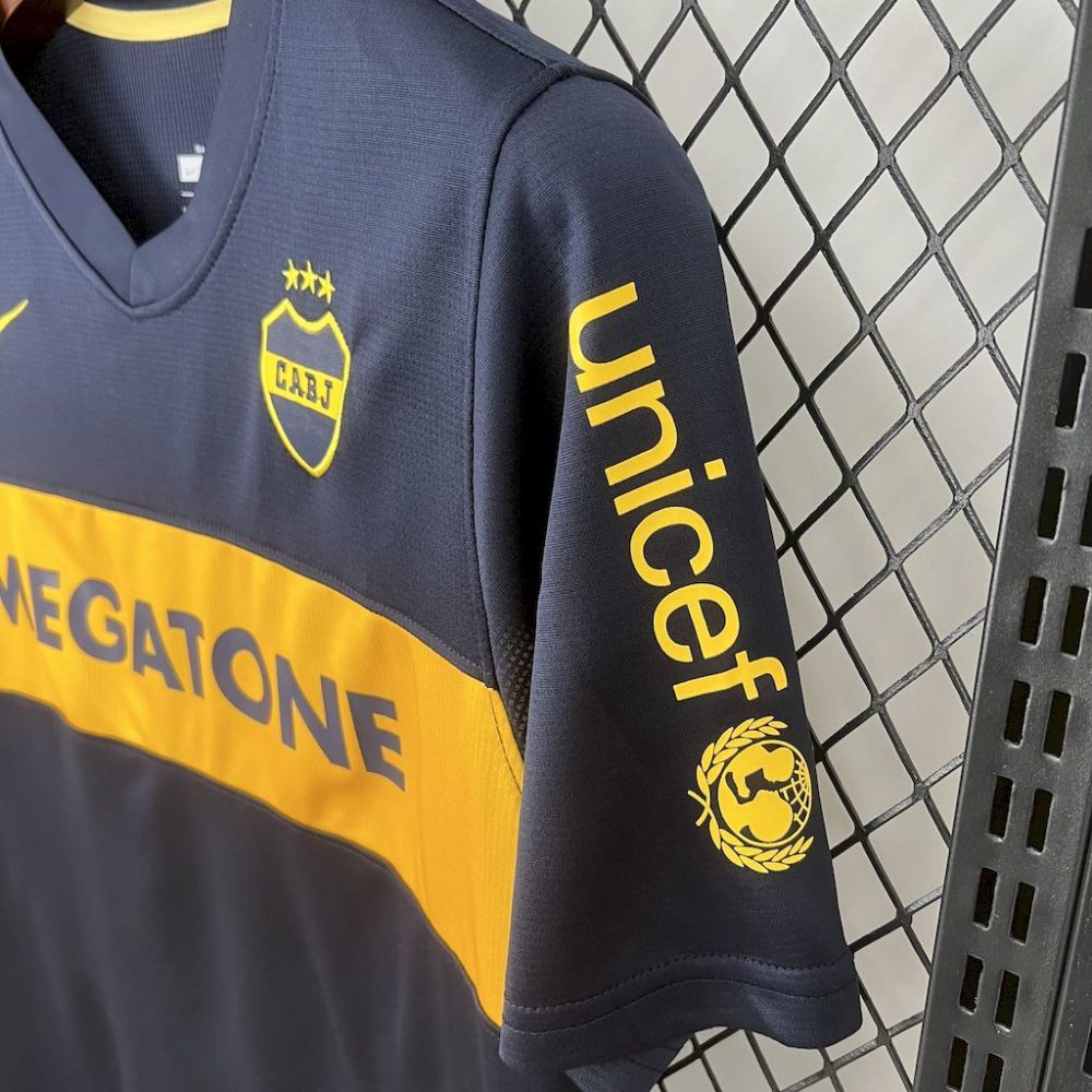 Boca Juniors Retro Soccer Jersey Home Custom Shirt 2007/08