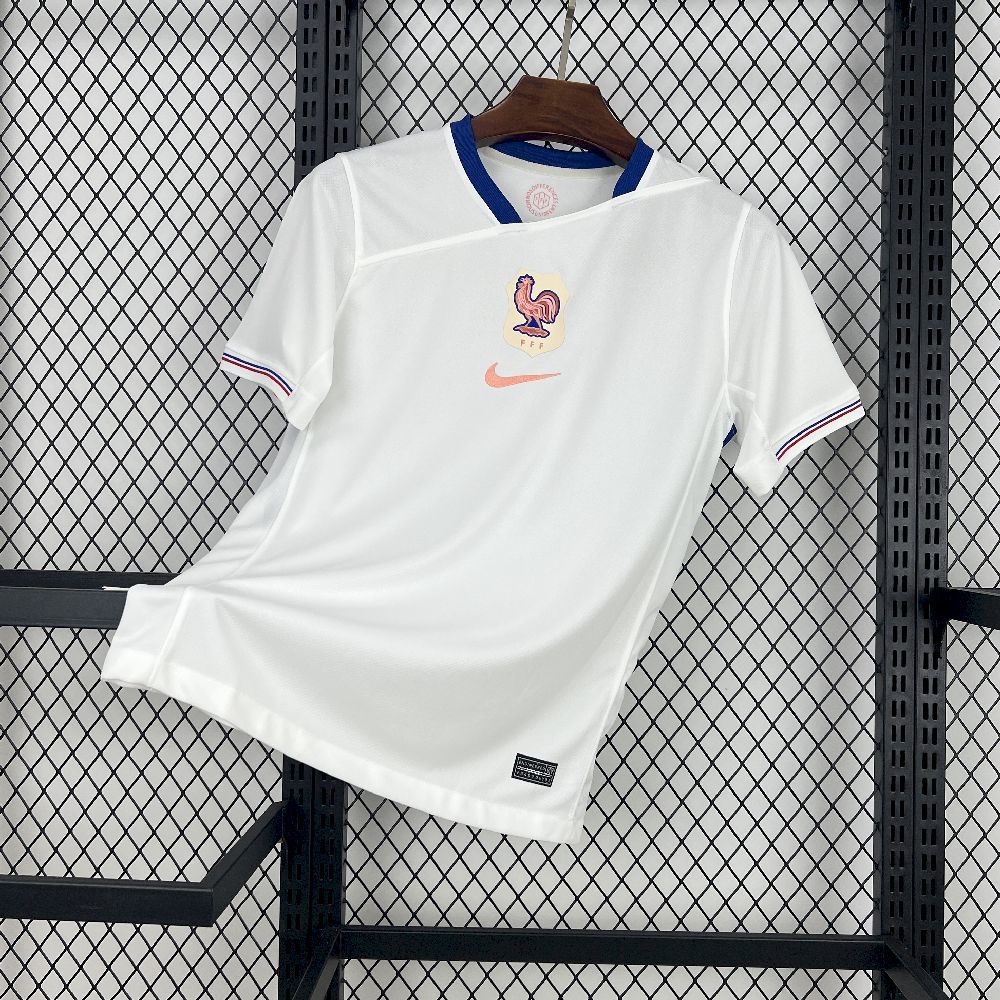 France Soccer Jersey Away Custom Shirt 2025 in Off-White