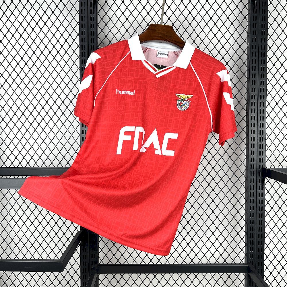 BENFICA Retro Soccer Jersey Home Custom Shirt 1990/91 in Red