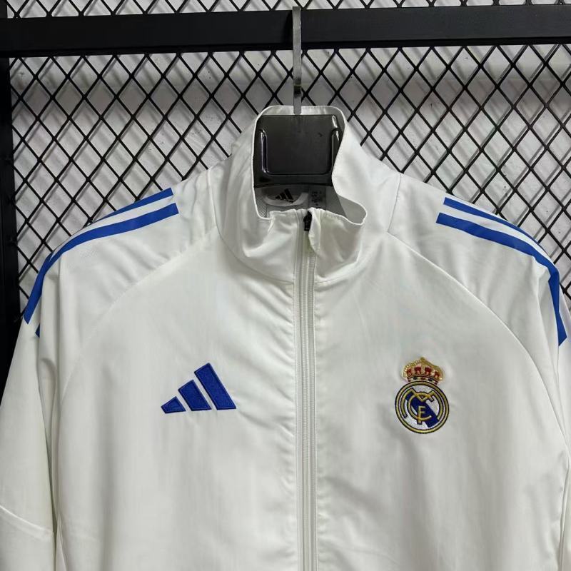 Real Madrid Windbreaker Jacket White 2025-26