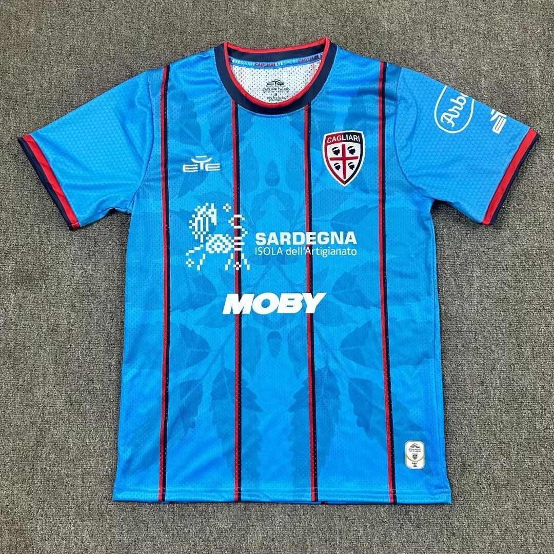 Cagliari Third Away Football Jersey Custom Shirt 2025/26 in Sky Blue