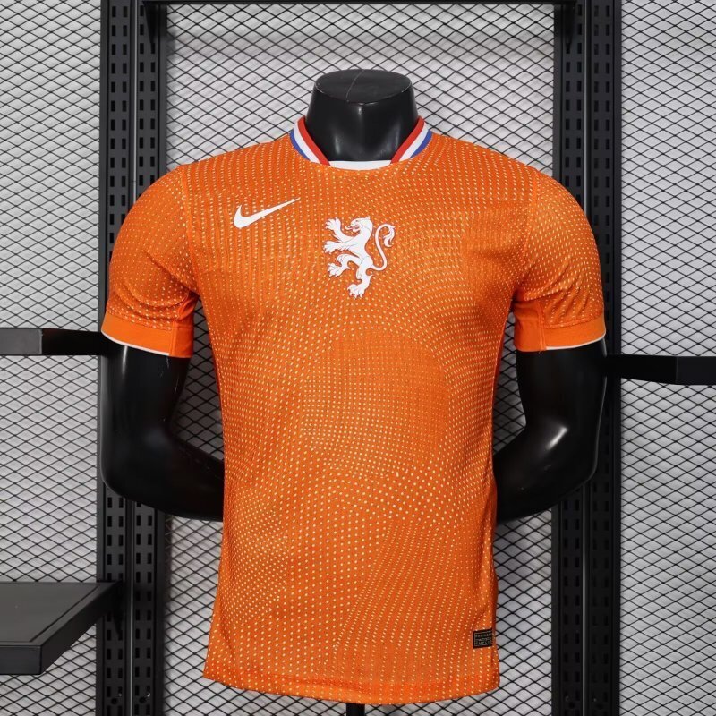 Netherlands Authentic Soccer Jersey Home Shirt 2025 - 2026 World Cup Edition in Orange