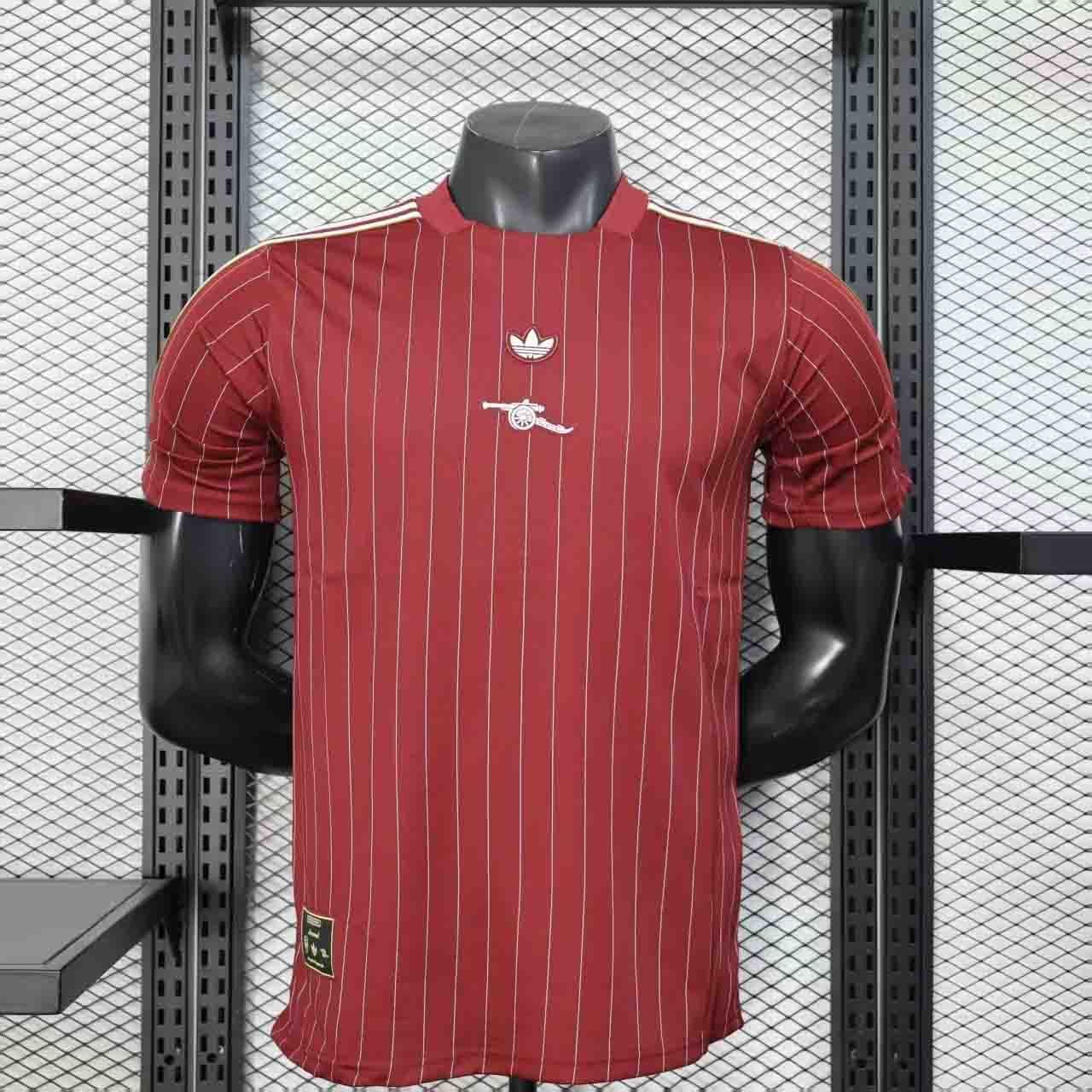 Arsenal Soccer Jersey Terrace Icons Special Edition Authentic Shirt 2025/26 in Red