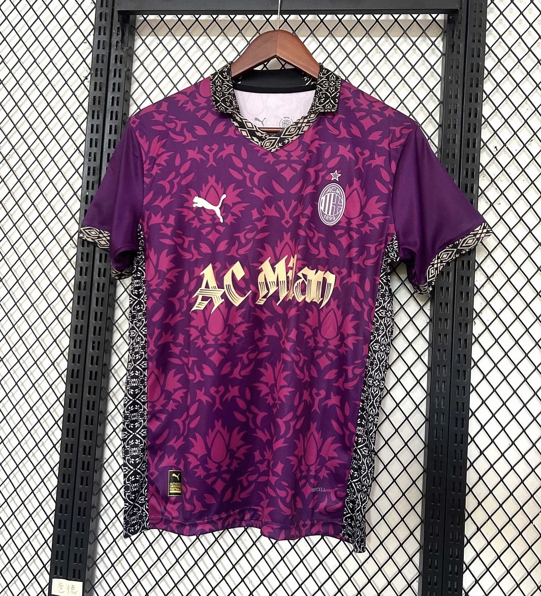 AC Milan Soccer Jersey Special Edition Custom Shirt 2025/26 in Purple