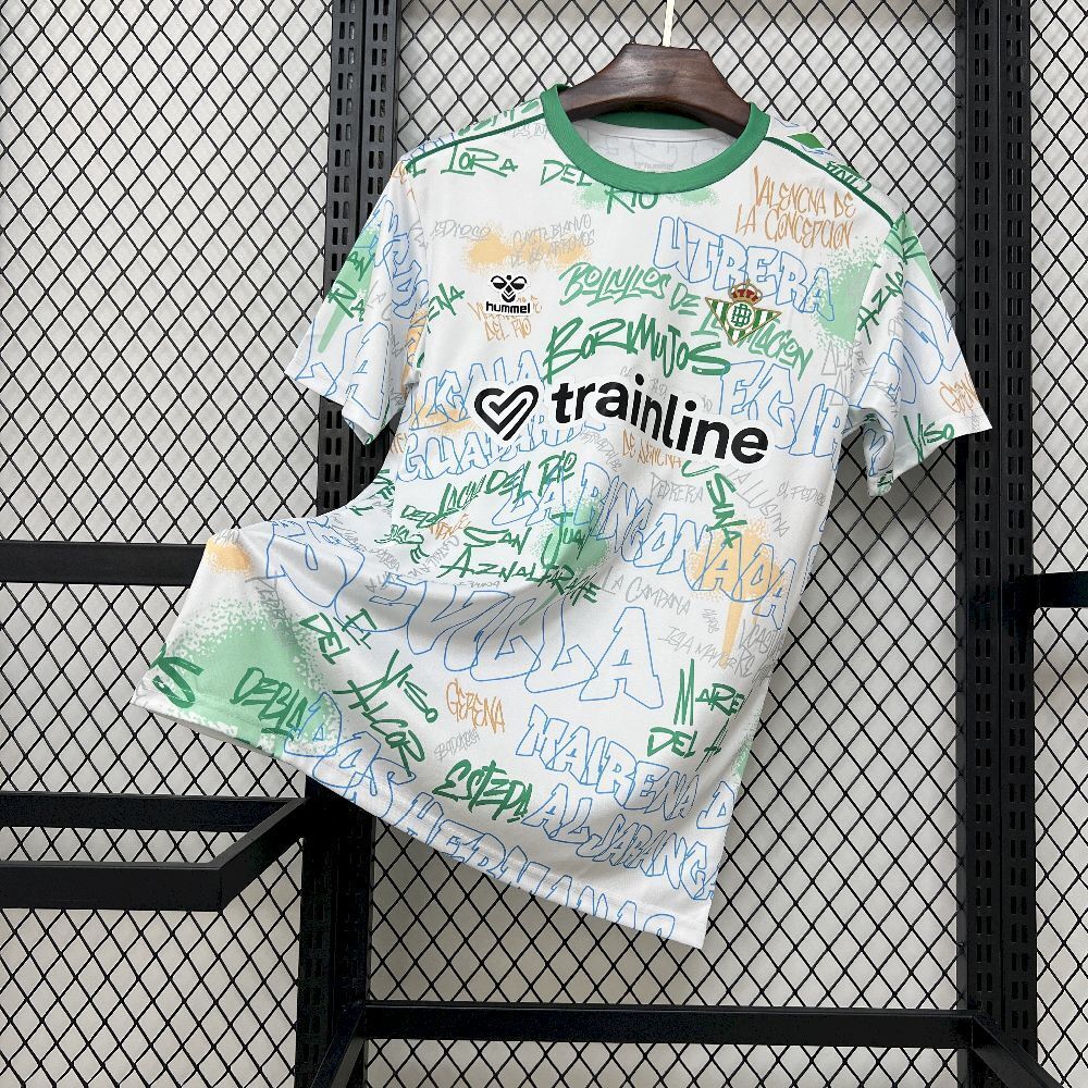 Real Betis Special Edition Custom Soccer Jersey 2025/26 in Model Year: 2025/26 Country and League: Spain-La Liga