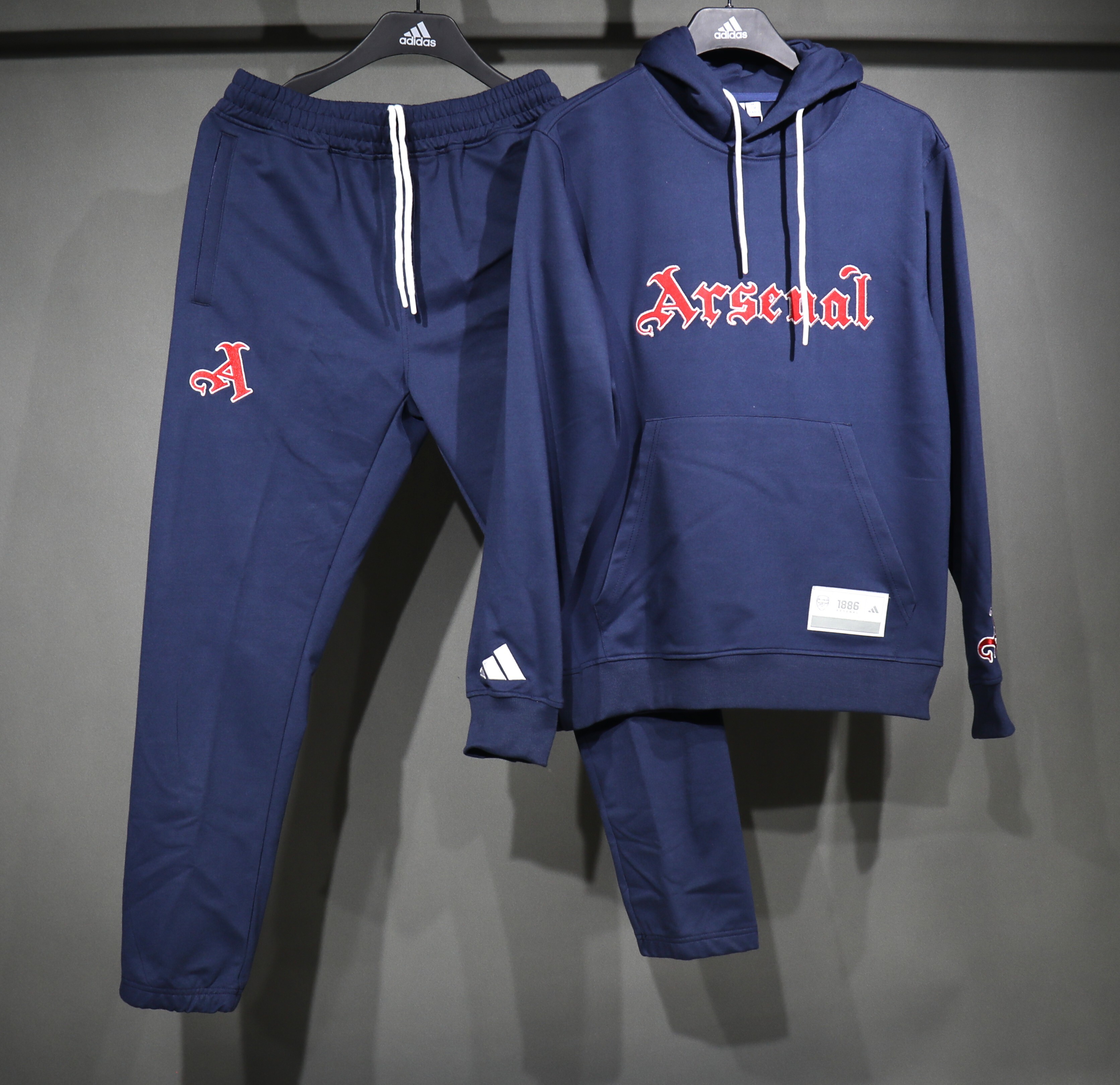 Arsenal Hoodie Training Kit Sweatshirt & Pants Set Blue 2025/26