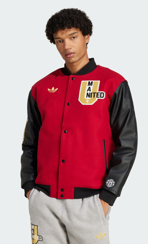 Manchester United Training Kit Baseball Jacket Red 2025/26