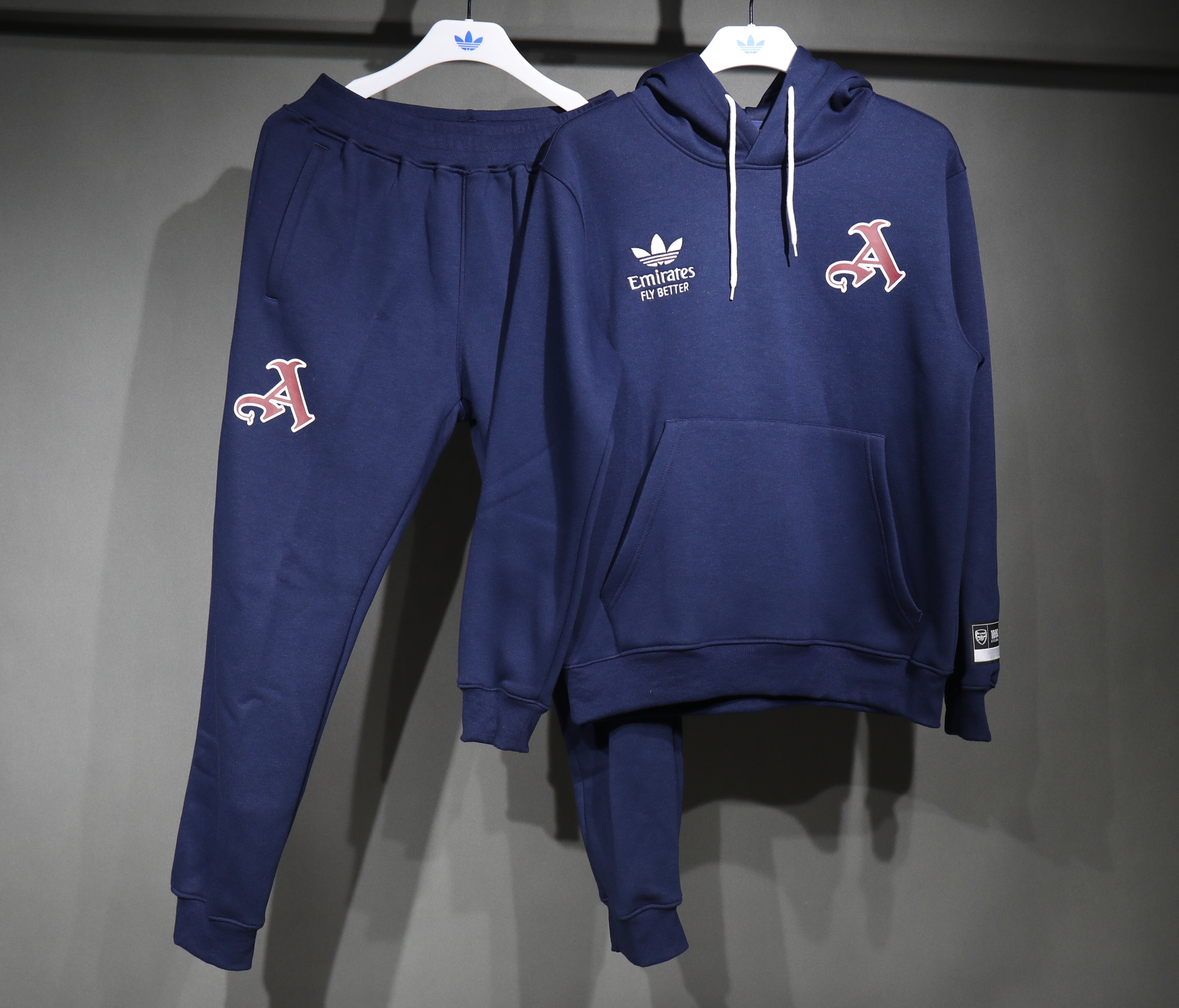 Arsenal Hoodie Training Kit Sweatshirt & Pants Set Blue 2025/26