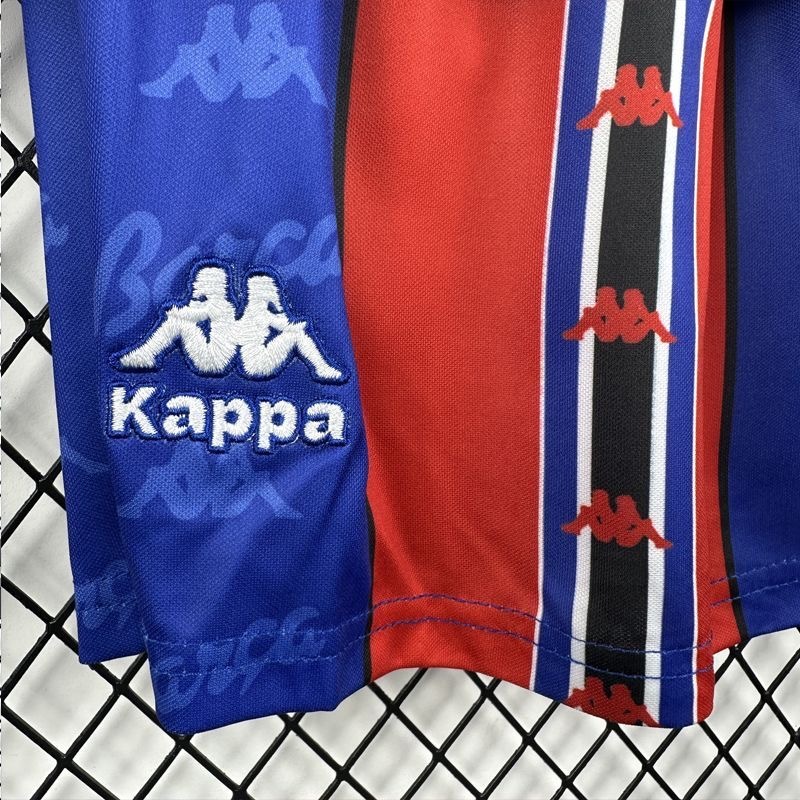 Barcelona Retro Jersey Home Kids Kit Jersey+Shorts 1996-97