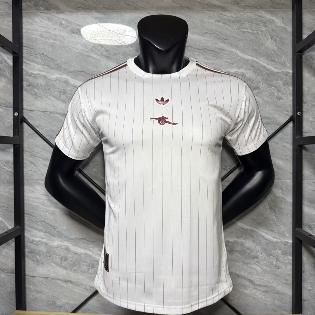 Arsenal Authentic Soccer Jersey Terrace Icons Special Edition Shirt 2025/26 in White