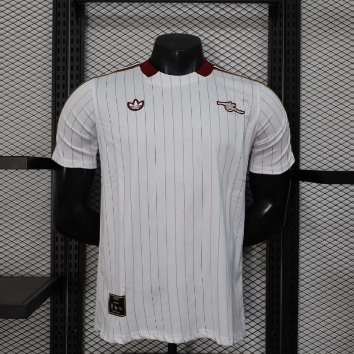 Arsenal Authentic Soccer Jersey Terrace Icons Special Edition Shirt 2025/26 in White