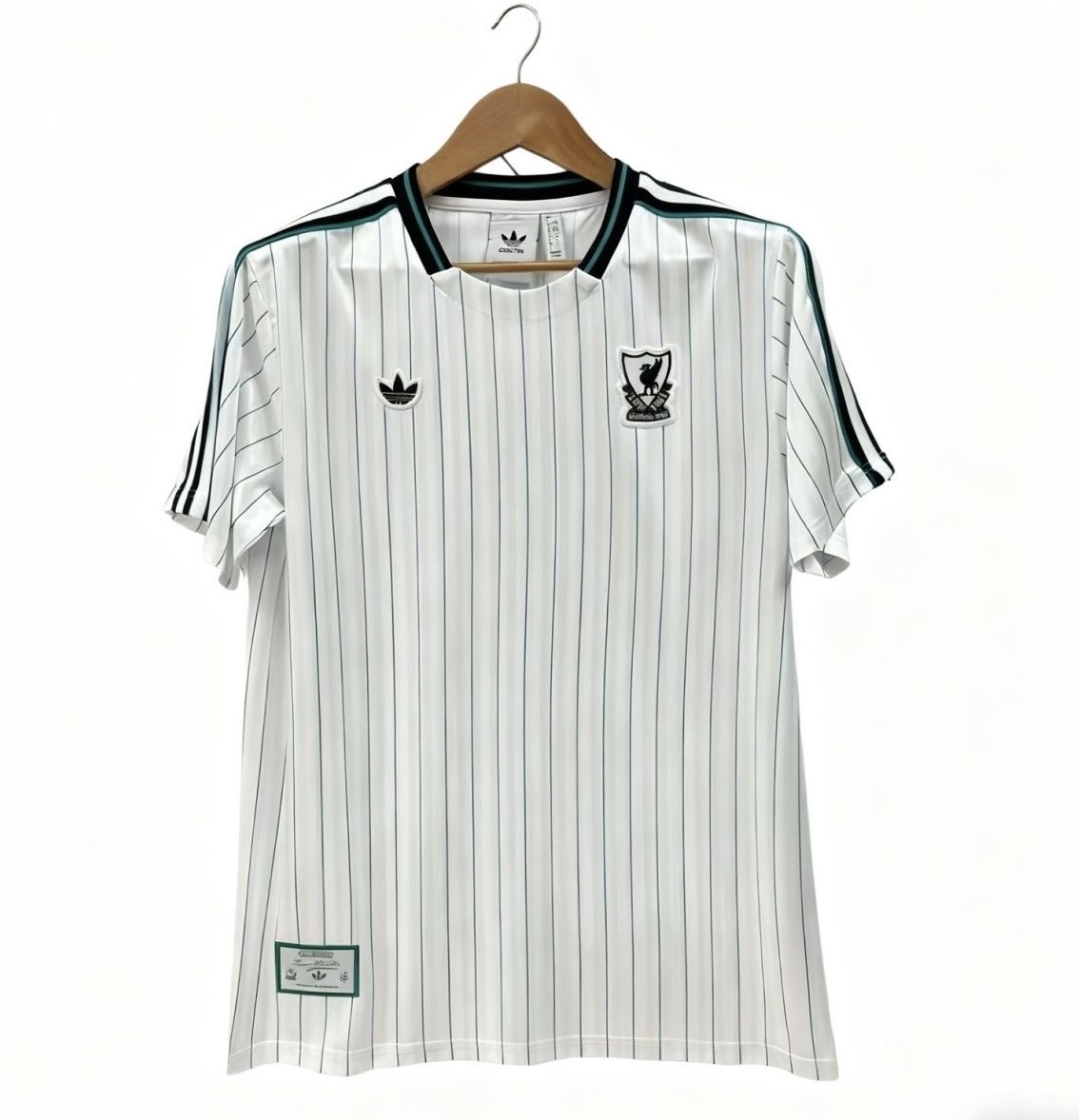 Liverpool Football Jersey Terrace Icons Special Edition Custom Shirt 2025/26 in White&Green