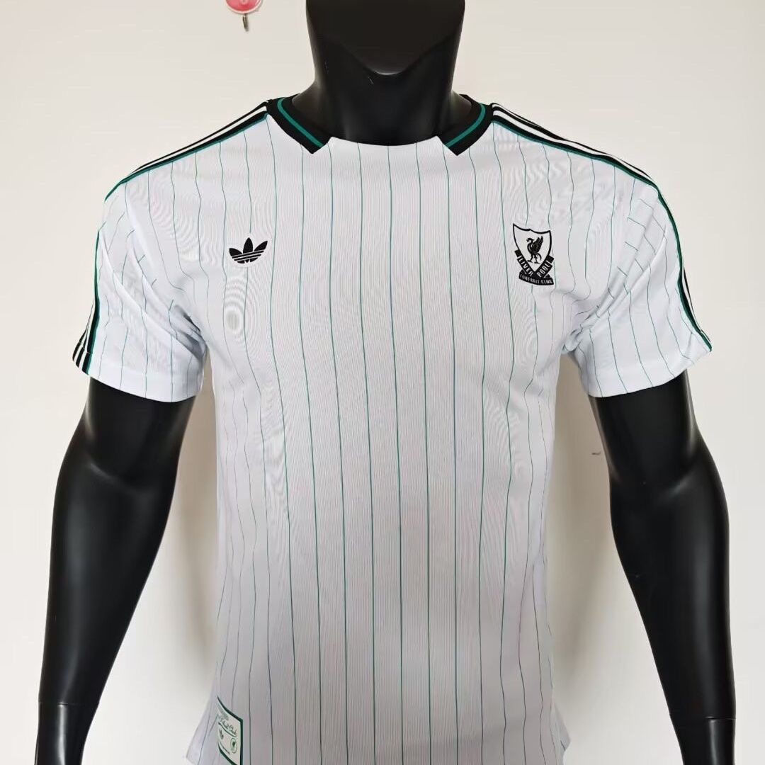Liverpool Authentic Football Jersey Terrace Icons Special Edition Shirt 2025/26 in White