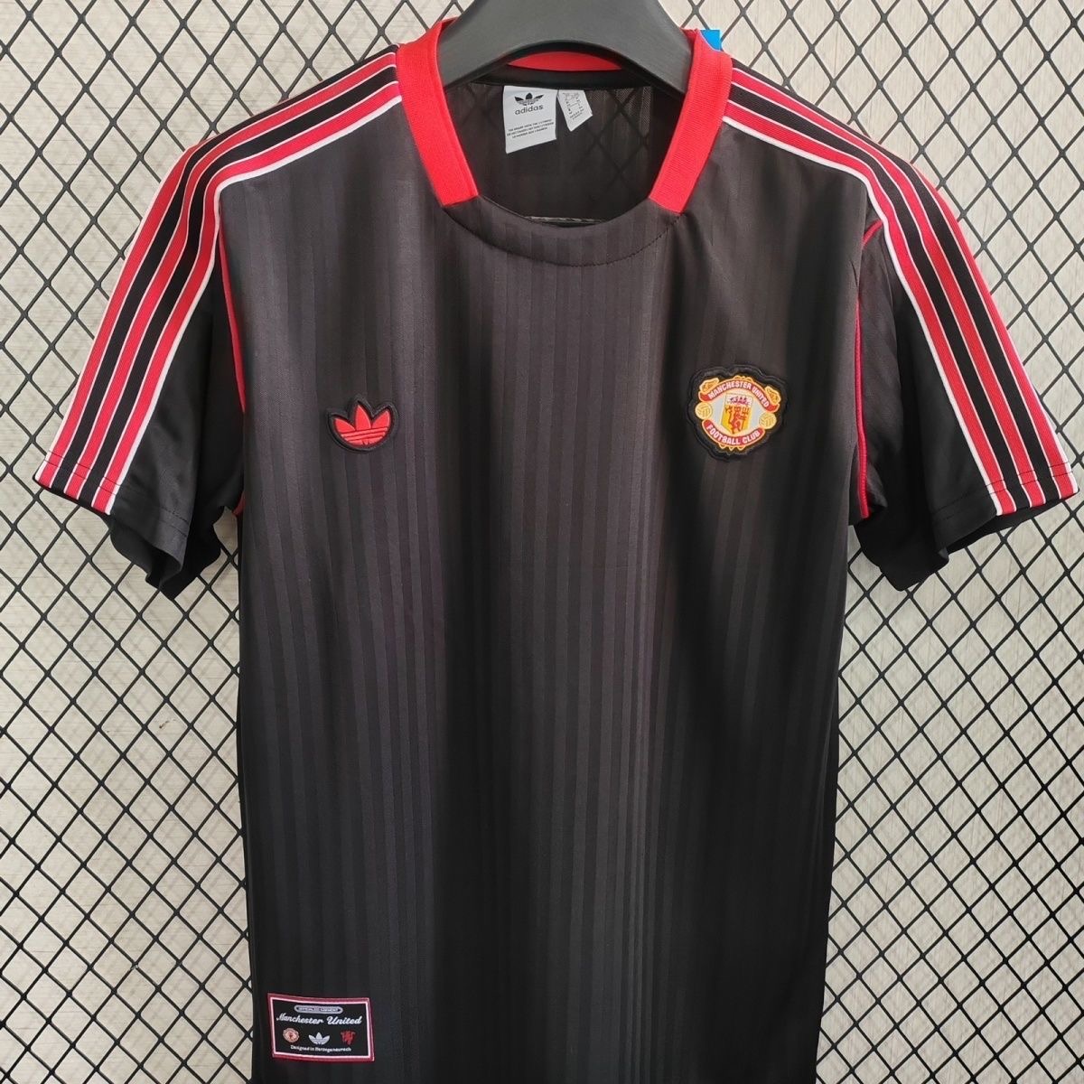 Manchester United Football Jersey Terrace Icons Special Edition Custom Shirt 2025/26 in Black
