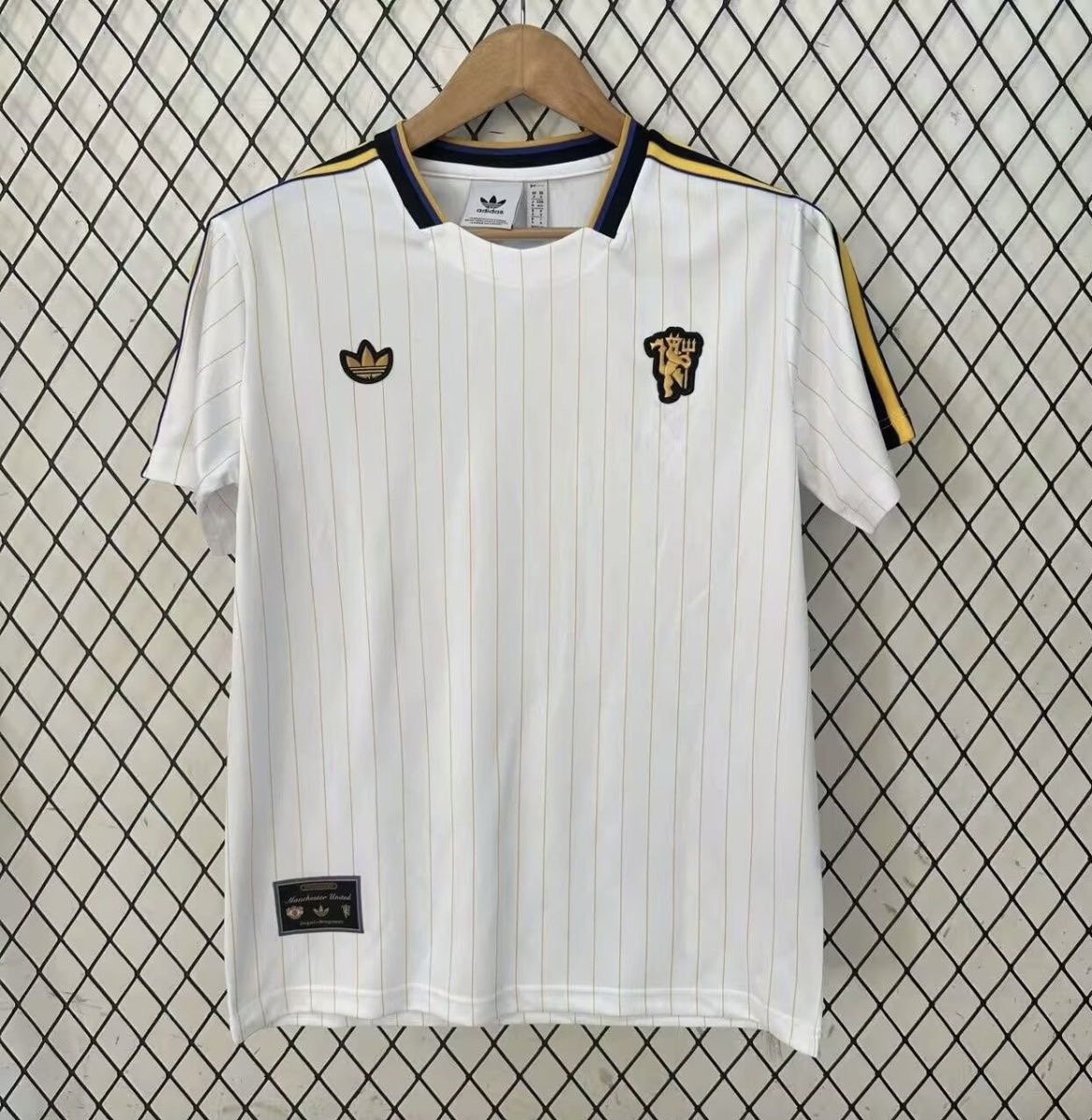 Manchester United Football Jersey Terrace Icons Special Edition Custom Shirt 2025/26 in White